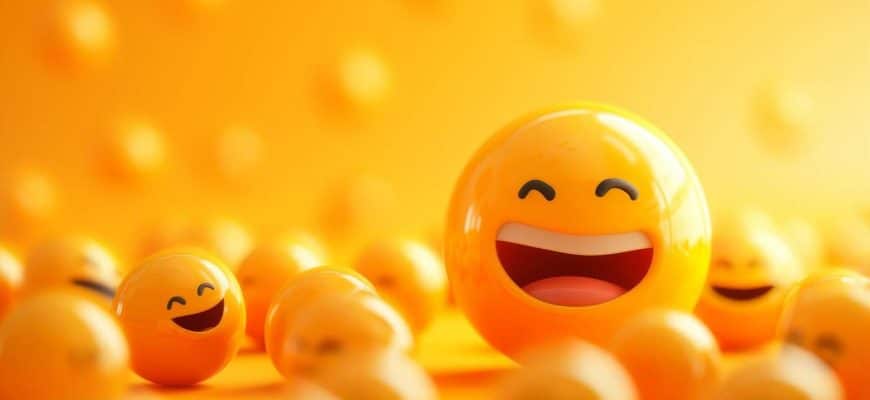 Funny smiley face pe fundal galben