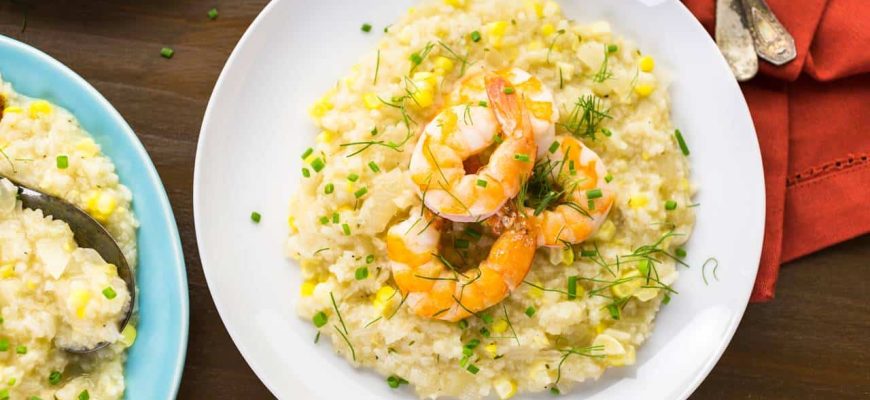 ESTE RISOTO caseiro de frutos do mar é incrivelmente delicioso