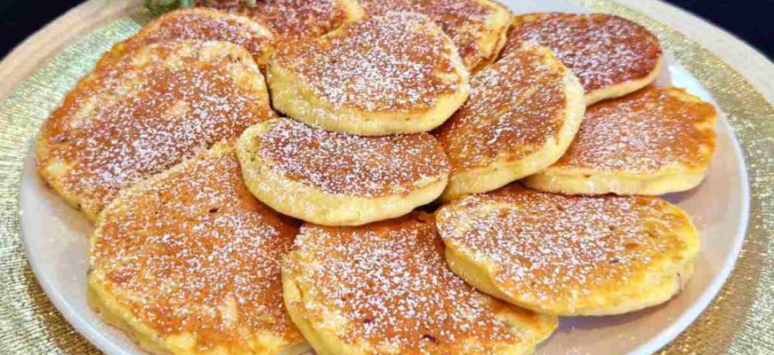 Tomo café da manhã com essas panquecas de maçã com toda a família: nunca sobra nenhuma!