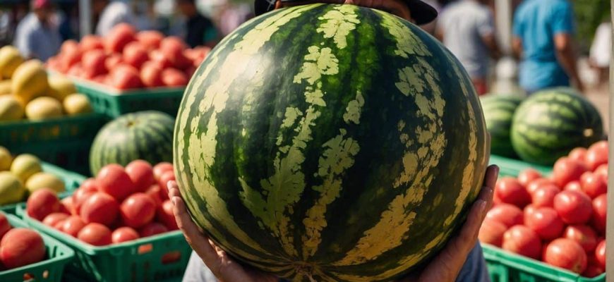 Como saber se uma melancia está doce e madura sem precisar abri-la?