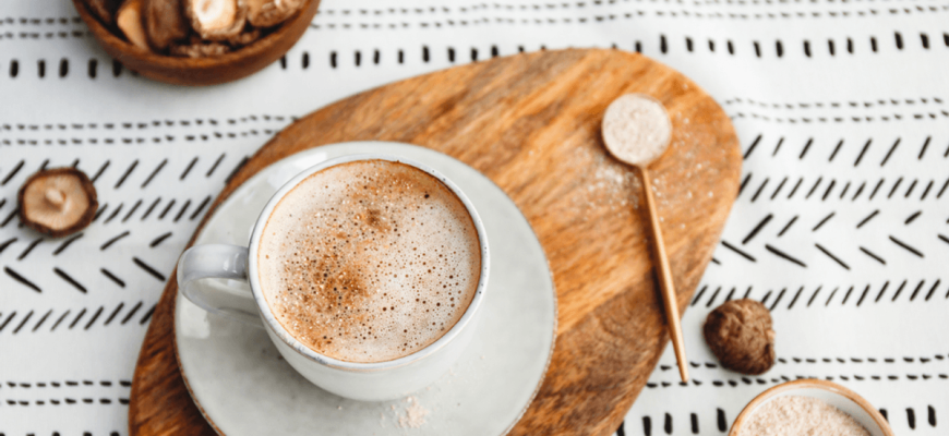 Koffie met medicinaal paddenstoelenpoeder?  De nieuwe trend belooft extra energie