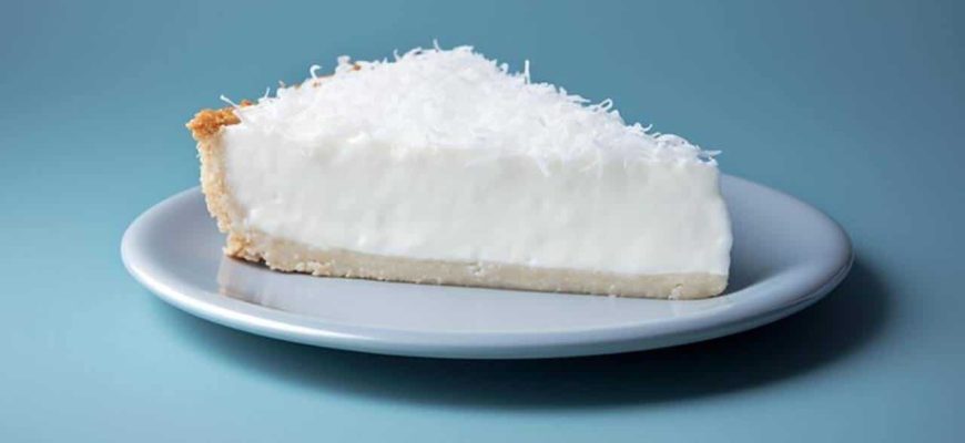 Sobremesa de coco sem açúcar com 3 ingredientes: macia e deliciosa