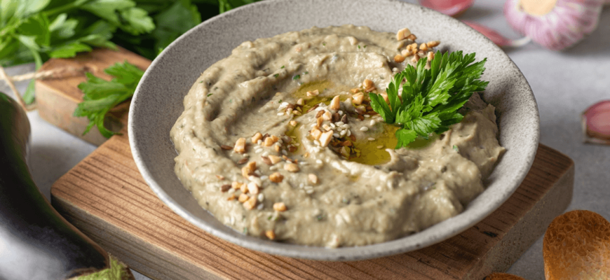 Libanese auberginesalade.  Hoe bereid je de heerlijke baba ganoush?