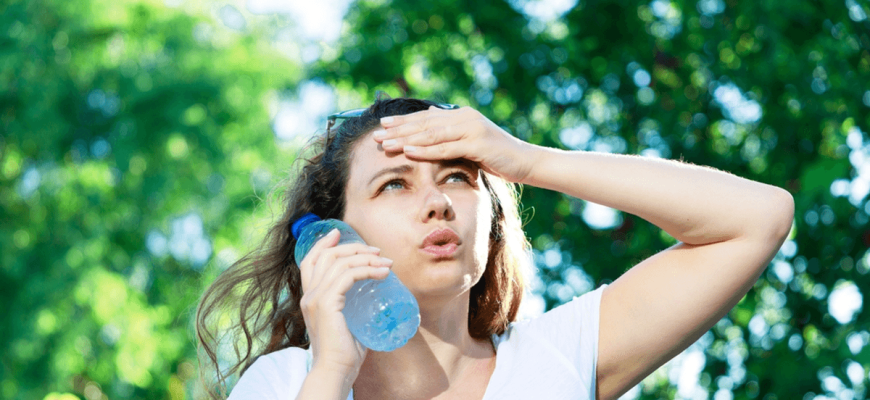 De maan "Cuptor" verwarmt de gezondheid.  Hoe herken je de symptomen van uitdroging?