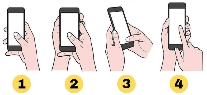 Test de personalitate! Trăsăturile ascunse pe care le dezvăluie felul în care ții telefonul în mână. Vezi care te caracterizează / FOTO 